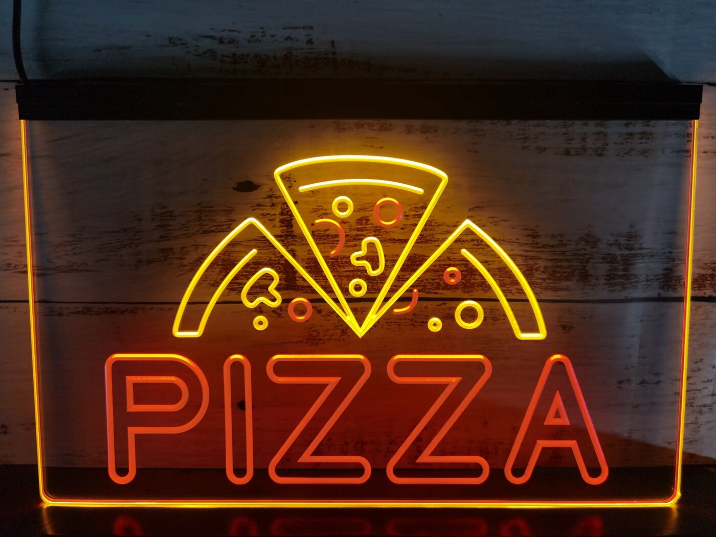 Pizza Two Tone Illuminated Sign