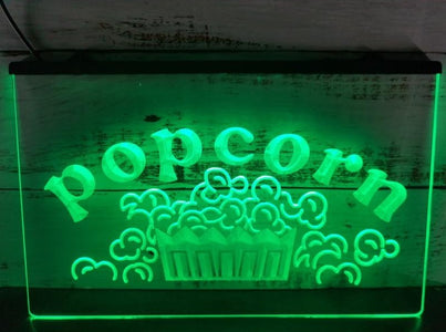 Popcorn Illuminated LED Neon Sign