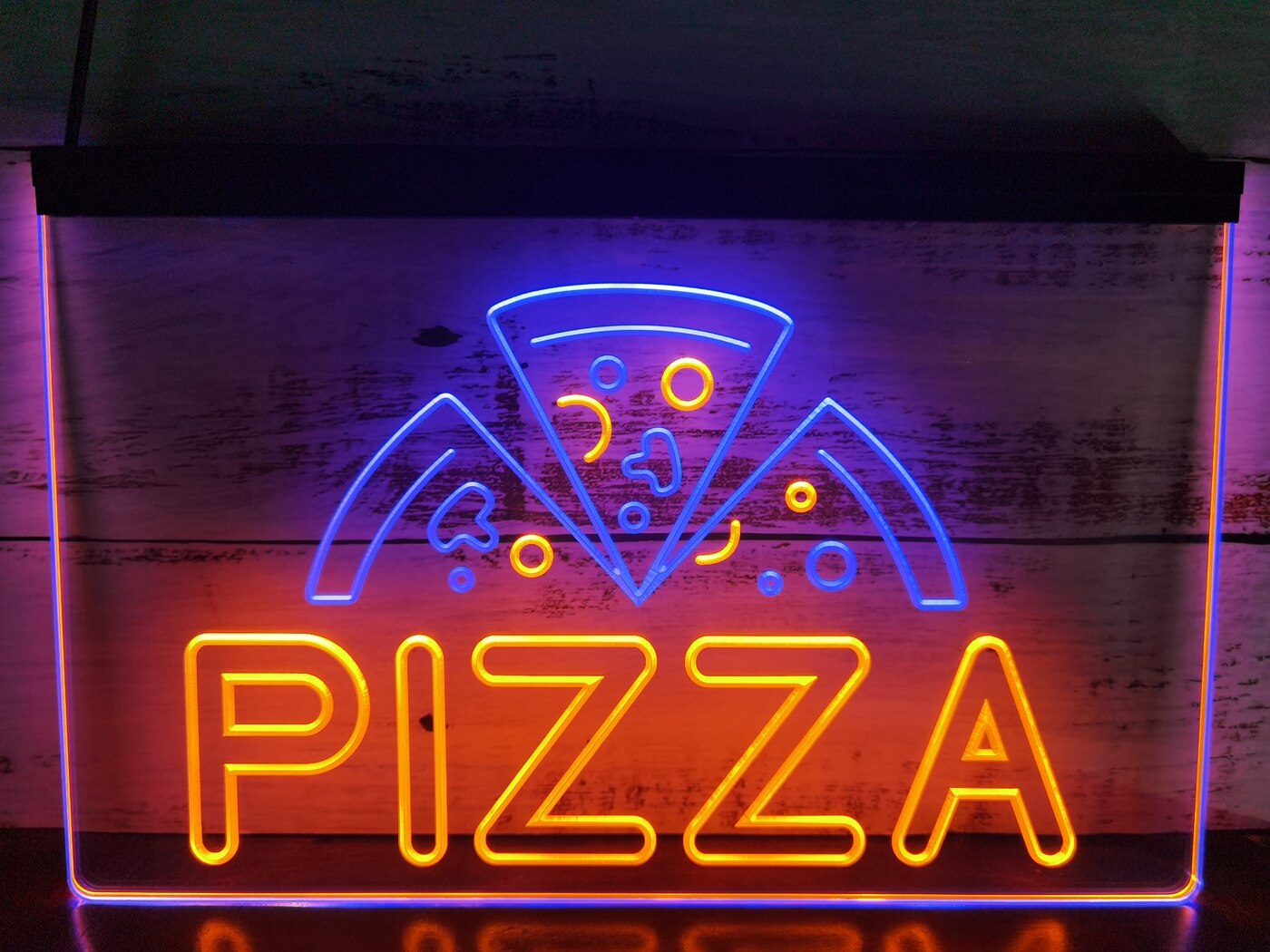 Pizza Two Tone Illuminated Sign