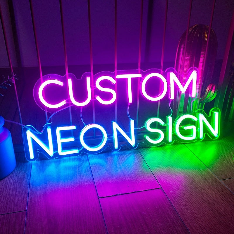 LED Neon Sign Create large Light Box 