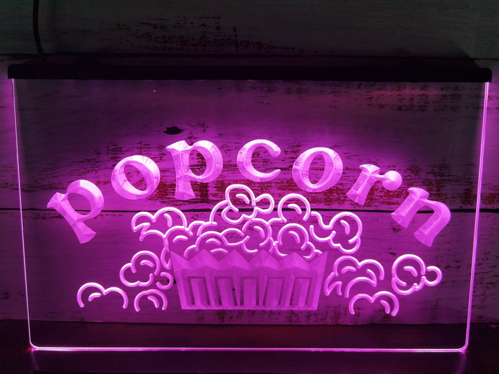 Popcorn Illuminated LED Neon Sign – Dope Neons
