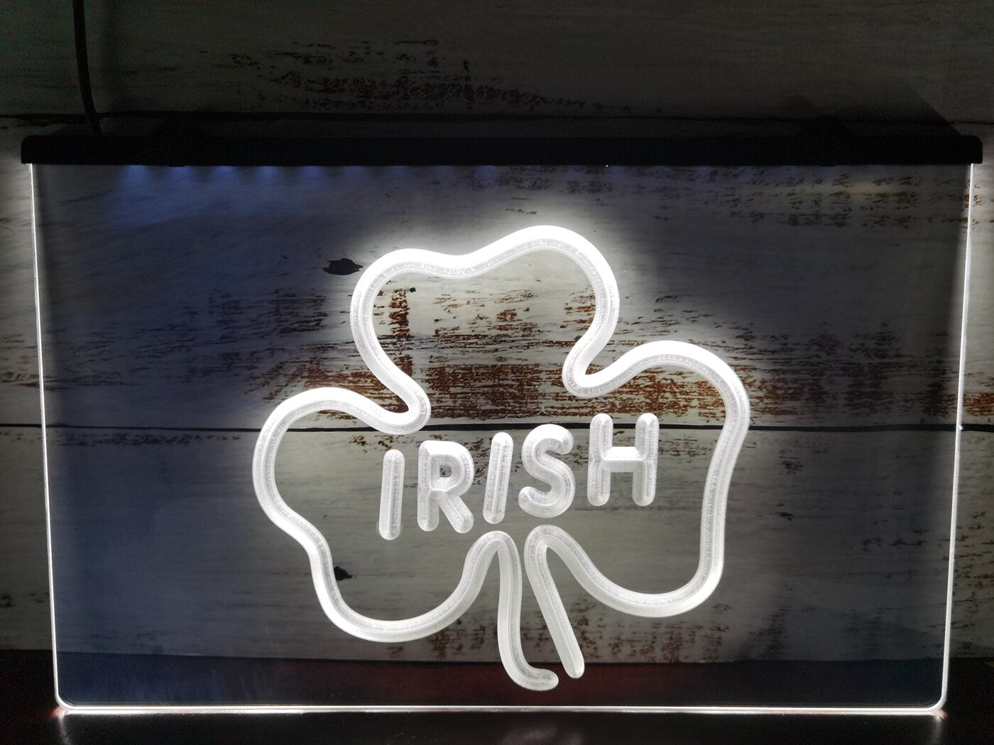 Irish Shamrock Illuminated Sign