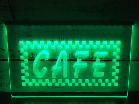 Image of Cafe Illuminated LED Neon Sign