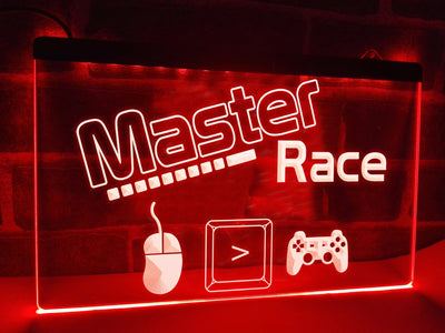 PC Master Race Illuminated Sign