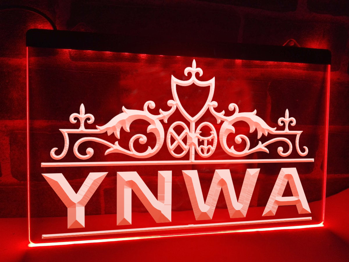 Liverpool YNWA LED neon sign in red