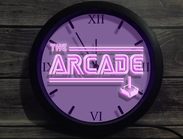 The Arcade Bluetooth Controlled Wall Clock – Dope Neons