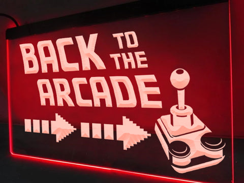 Image of Back to the arcade Neon sign