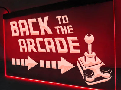 Back to the arcade Neon sign
