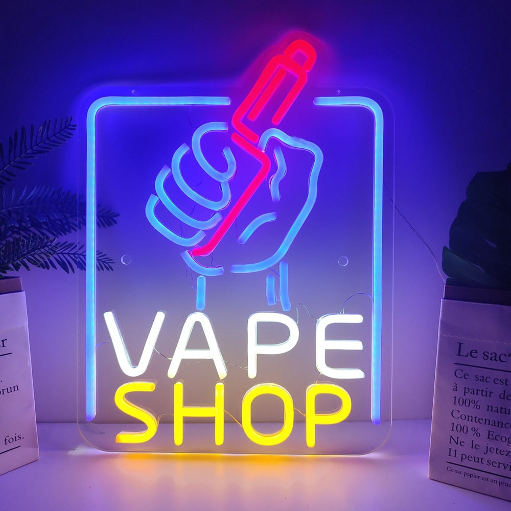 Vape Shop LED Neon Flex Sign Dope Neons Vape Shop LED Neon Flex Sign Dope Neons