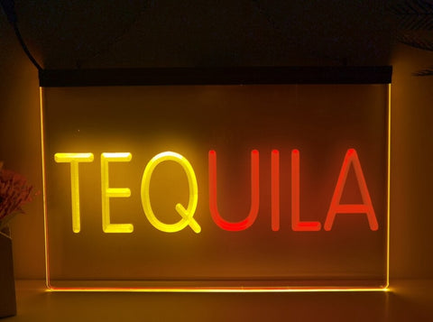 Image of Tequila Two Tone Illuminated Bar Sign