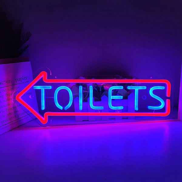 Ladies and Gents Toilet Restroom LED Neon Flex Sign – Dope Neons