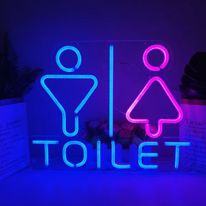 Ladies and Gents Toilet Restroom LED Neon Flex Sign