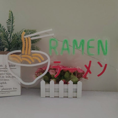 Ramen Japanese Noodles LED Neon Flex Sign