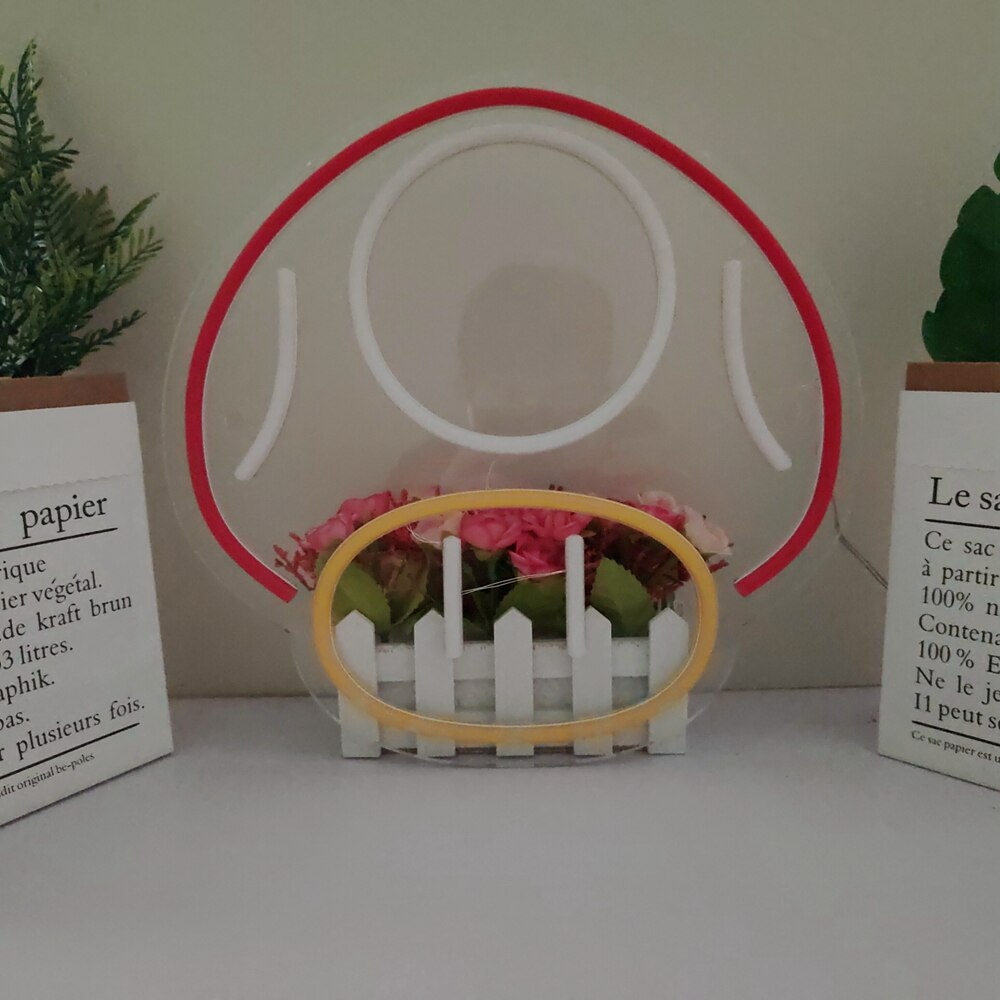 Retro Mushroom LED Neon Flex Sign