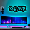 Personalized LED Neon Wooden Sign - Custom Name / Handle / Gamer Tag