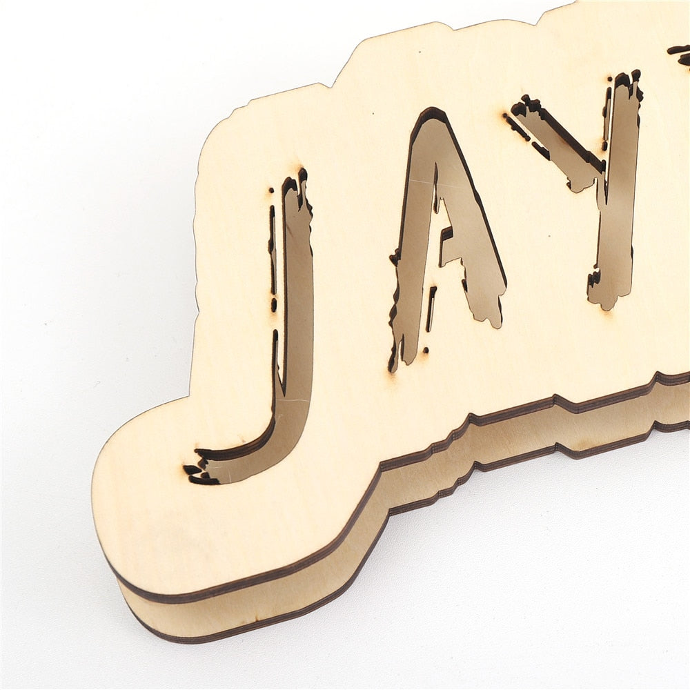 Personalized LED Neon Wooden Sign - Custom Name / Handle / Gamer Tag