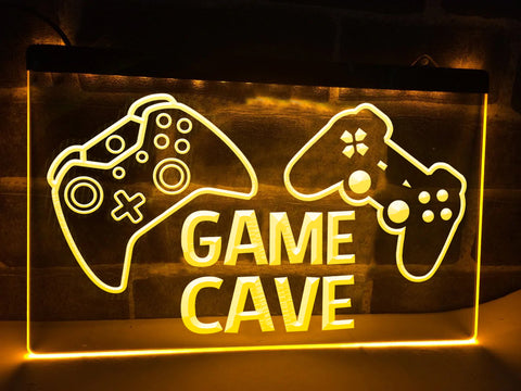 Image of Game Cave Illuminated Sign