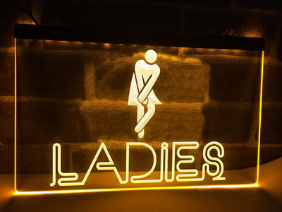 Ladies Restroom Illuminated Sign