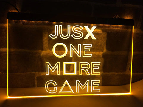 Image of Just One More Game Illuminated Sign