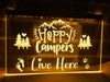 Happy Campers Live Here Illuminated Sign