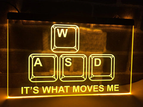 Image of It's What Moves Me Illuminated Sign