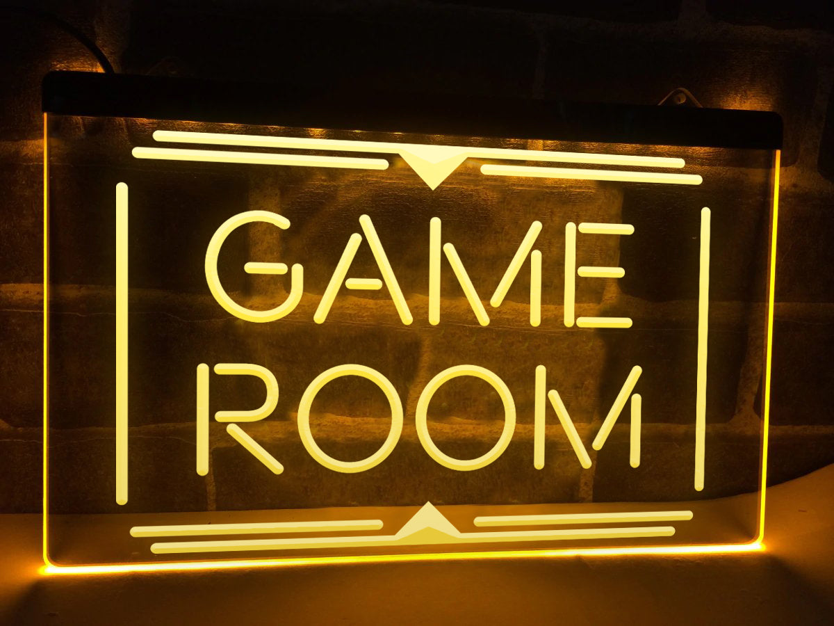 Game Room Illuminated Sign