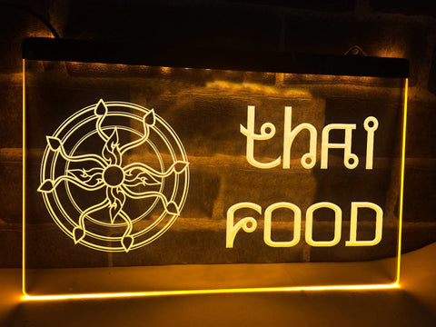 Image of Thai Food Illuminated LED Neon Sign