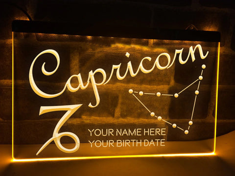 Image of Capricorn Astrology Illuminated Sign