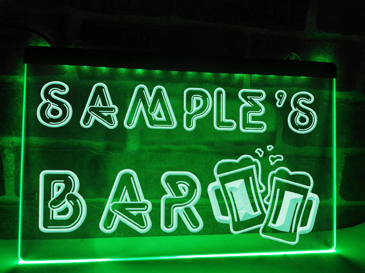 Your Bar Personalized Illuminated Sign