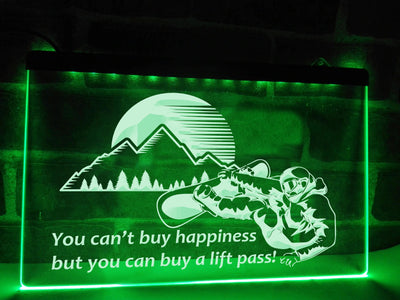 You Can't Buy Happiness Illuminated Sign