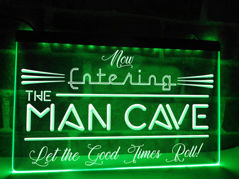 Image of Now Entering the Man Cave Illuminated Sign