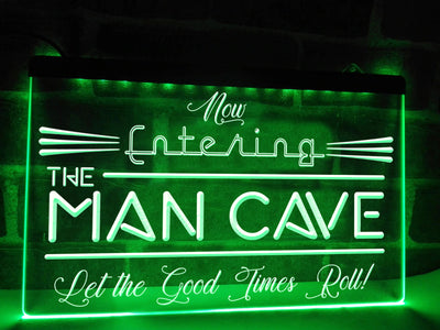 Now Entering the Man Cave Illuminated Sign