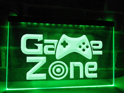 Game Zone Illuminated Sign