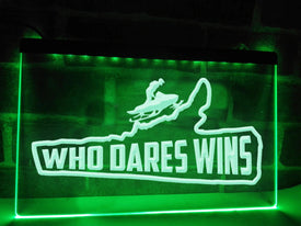 Who Dares Wins Illuminated Sign