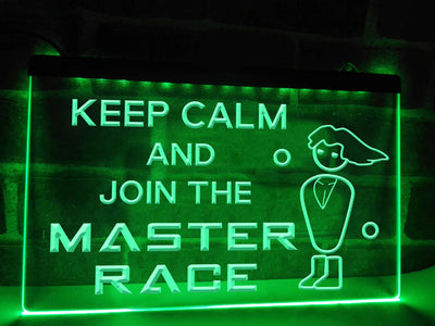 Join The PC Master Race Illuminated Sign