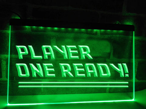 Image of Player One Ready Illuminated Sign