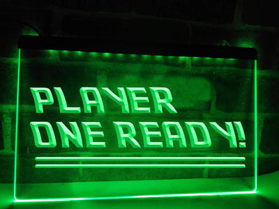 Player One Ready Illuminated Sign