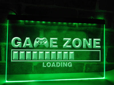 Game Zone Loading Illuminated Sign