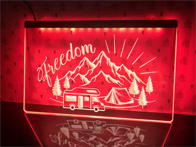 Freedom Illuminated Sign