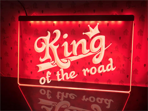 Image of King of The Road Illuminated Sign