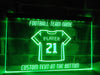 American Football Player Award Personalized Illuminated Sign