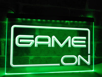 Game On Illuminated Gaming Sign