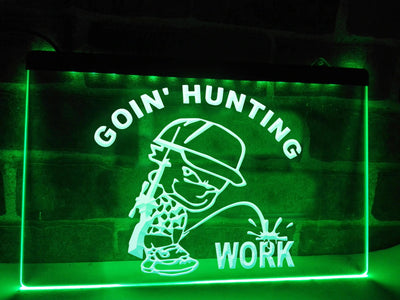 Goin' Hunting Illuminated Sign