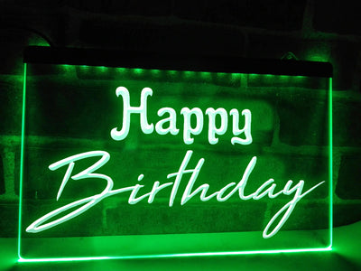 Happy Birthday Illuminated Sign