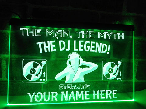 Image of Neon DJ sign