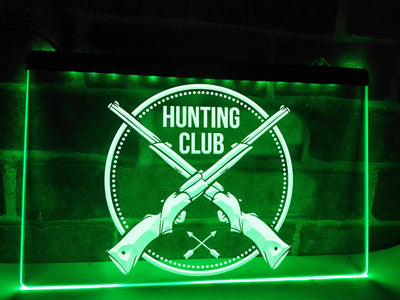 Hunting Club Illuminated Sign