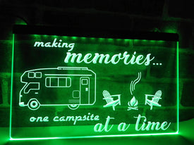 Making Memories in Motorhome Illuminated Sign