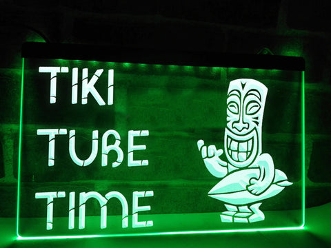 Image of Tiki Tube Time Illuminated Sign