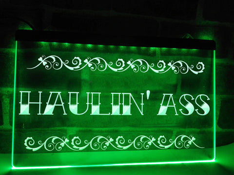 Image of Haulin' Ass Illuminated Sign
