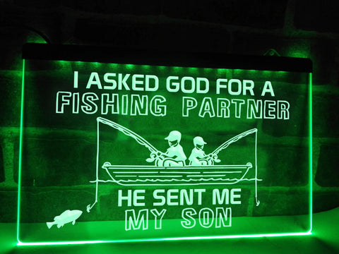 Image of Fishing Partner Illuminated Sign